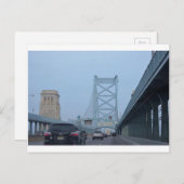 Foto van Ben Franklin Bridge Briefkaart (Voorkant / Achterkant)
