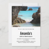 Foto van Bermuda Coast & Tropisch Zee Birthday Kaart (Voorkant)