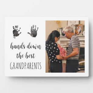 Foto van best Grandouders Handprint Fotoplaat