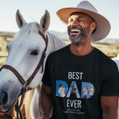Foto van beste vader ooit op maat t-shirt