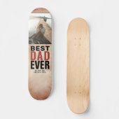 Foto van beste vader ooit Waterverf vader op dag Skateboard (Voorkant)