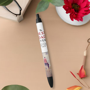 Foto van beste vader op vaderdag zwarte inkt pen