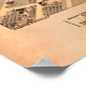  foto van Bethlehem PA (1878) Poster (Hoek)