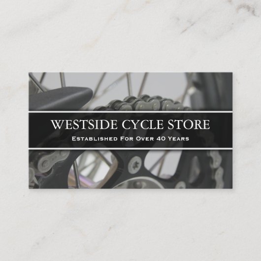 Foto van Bike Chain - Visitekaartje (Voorkant)