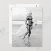  foto van Bikini Girl Saint Augustine, Florida Briefkaart (Voorkant / Achterkant)