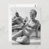  foto van Bikini-meisje Briefkaart (Voorkant / Achterkant)