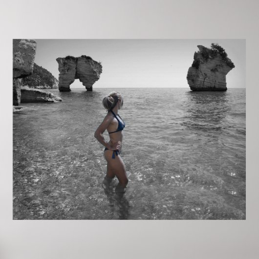 Foto van Bikini-meisje poster (Voorkant)