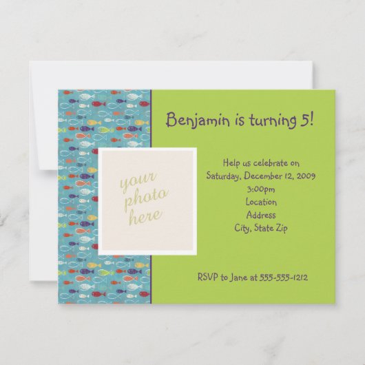 Foto van Birthday Uitnodiging (Voorkant)