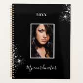 Foto van black Silver Glitter-stofbenoemingen 202 Planner (Voorkant)