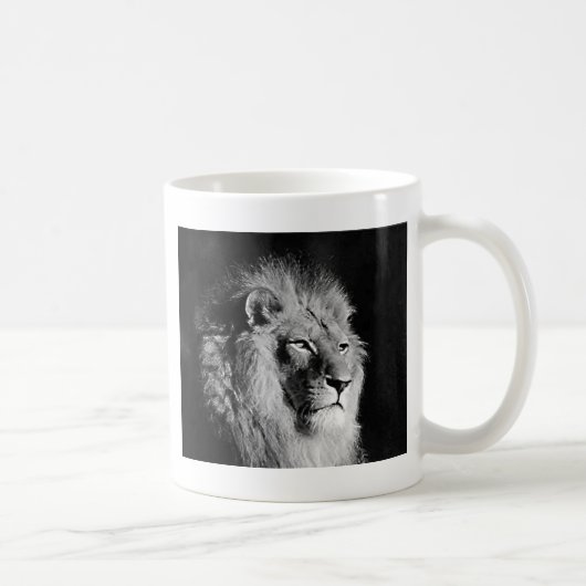 Foto van Black & White Lion Koffiemok (Rechts)