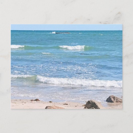 Foto van Blue Atlantic Ocean Briefkaart (Voorkant)