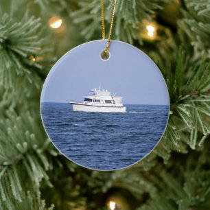 Foto van boot keramisch ornament