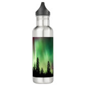 Foto van Bright Green Northern Lights Waterfles (Links)