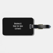 Foto van Bright Red Electric Gitar Bagagelabel (Achterkant horizontaal)