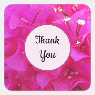 Foto van Bright Roze Azalea Flower Vierkante Sticker