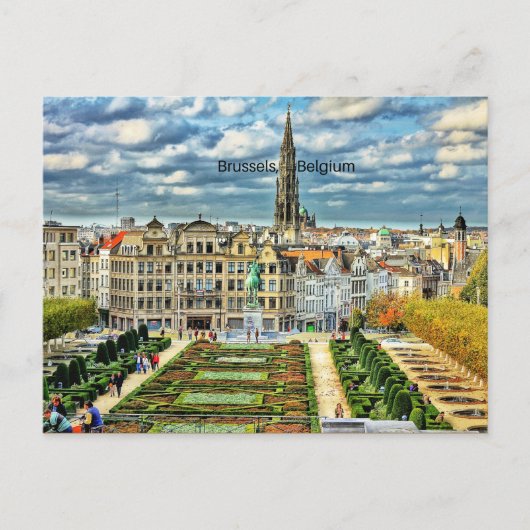 Foto van Brussel, België Briefkaart (Voorkant)