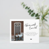 Foto van budget moderne, bewegende aankondiging (Staand voorkant)