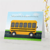Foto van Bus Driver Custom School Bus 12 Kaart (Gele Bloem)