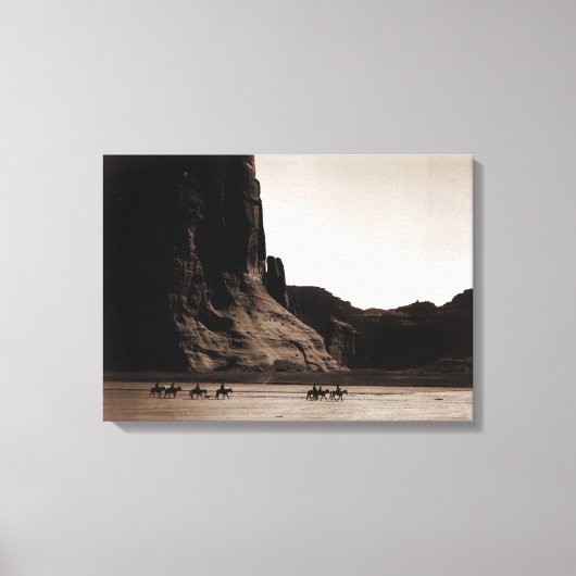  foto van Canyon de Chelly Canvas Afdruk (Voorkant)