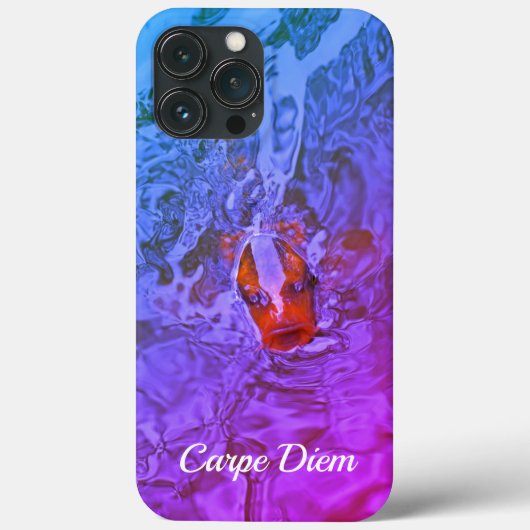 Foto van Carpe Diem Pond Fish Fun Case-Mate iPhone Case (Achterkant)