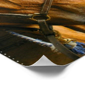 Foto van Chestnut Horse Poster (Hoek)