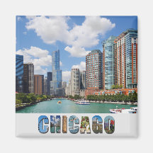 Foto van Chicago Illinois Skyline