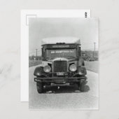 Foto van Chicago Loop City Bus 1920 Briefkaart (Voorkant / Achterkant)