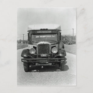 Foto van Chicago Loop City Bus 1920 Briefkaart