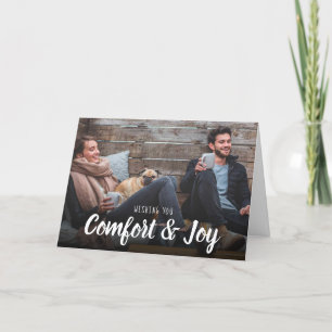 Foto van Christmas Comfort Joy Feestdagen Kaart
