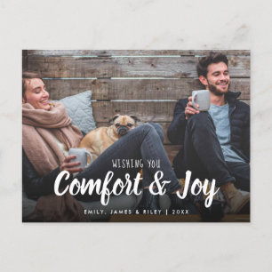 Foto van Christmas Comfort Joy Feestdagenkaart