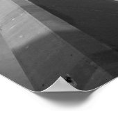 Foto van CN Tower Toronto Canada Black & White Poster (Hoek)