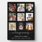 Foto van collage Black Memorial Fotoplaat (voorkant)