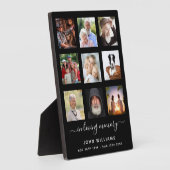 Foto van collage Black Memorial Fotoplaat (Zijkant)