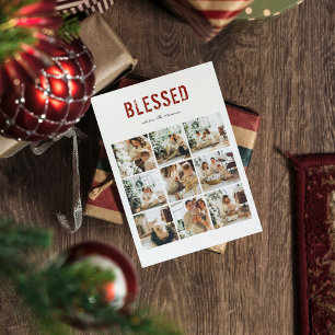 Foto van Collage Family Fijne feestdag BLESSED