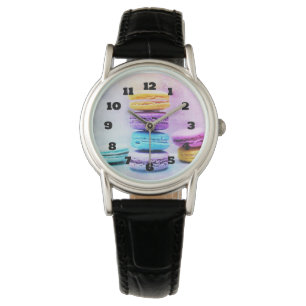 Foto van Colorful Delicious Macarons Horloge