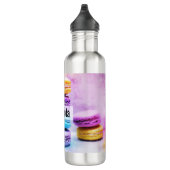 Foto van Colorful Delicious Macarons Waterfles (Rechts)