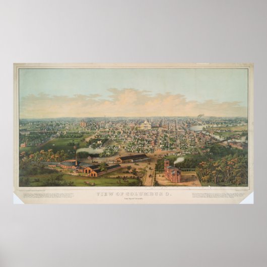  foto van Columbus OH (1867) Poster (Voorkant)