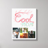 Foto van Cool Mam Hand Lettering Moederdag 4 Canvas Afdruk (Voorkant)