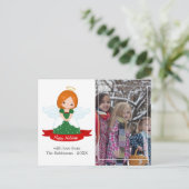 Foto van Cute Angel Prettige feestdagen (Staand voorkant)