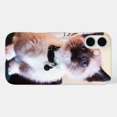 Foto van Cute Blue Eyed Mask Kitten Case-Mate iPhone Case (Achterkant (horizontaal))