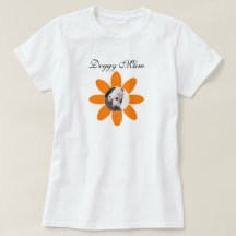 Foto van Cute Dog op Oranje Daisy Mum