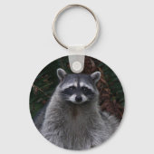 Foto van Cute Forest Raccoon Sleutelhanger (Achterkant)
