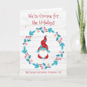 Foto van Cute Fun Rustic Wreath Feestdagen Kaart (Voorkant)