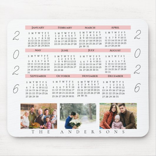 Foto van Cute Multi Photo 2021 Calendar Muismat (Voorkant)
