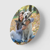 Foto van Cute Pet Hondenliefhebber Ronde Klok (Hoek)