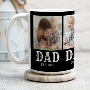 Foto van Dad Established Typography Black 3 Koffiemok