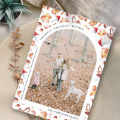 Foto van dankful Grateful Blessed Thanksgiving Feestdagenkaart