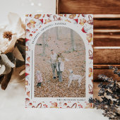 Foto van dankful Grateful Blessed Thanksgiving Feestdagenkaart