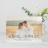 Foto van de aankondiging van de zwangerschap van d (Staand voorkant)