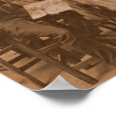  foto van de Academie Antwerpen 1907 Poster (Hoek)